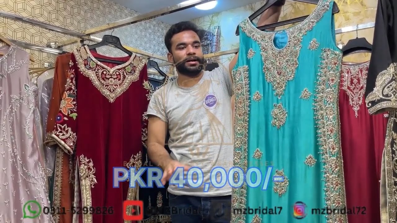 😍 Mehndi Partywear Shirts 2025 | Designer Replica Outfits 💚💫 | MZ Bridal 🌸 #mzbridal #fyp #vlog #ok 