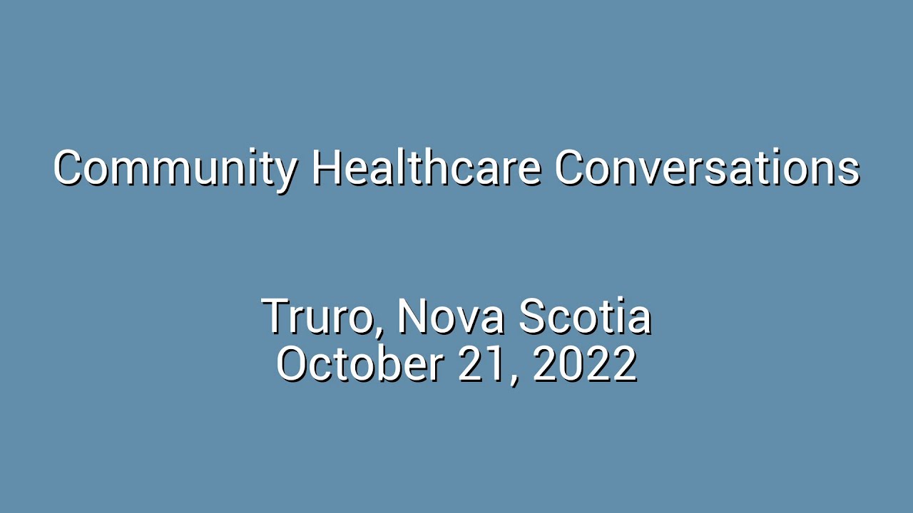 Community Healthcare Conversations - Truro