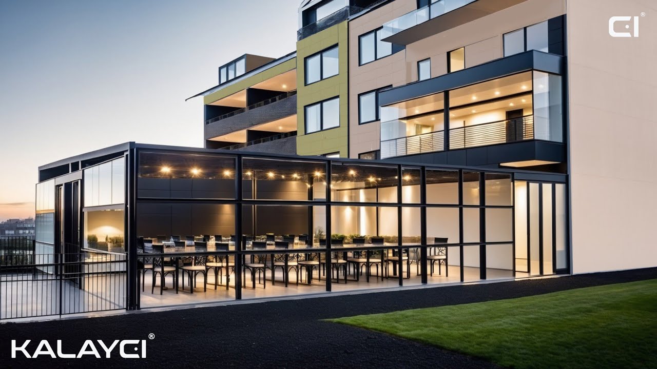 KALAYCI®: Albert Genau Denizli Bayisi - Giyotin Cam Balkon Sistemi