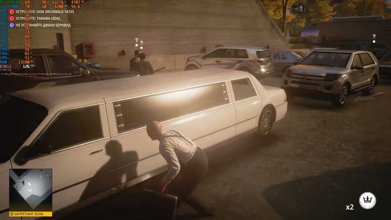 RTX 3050 8gb | Hitman 3 | i5 11400f