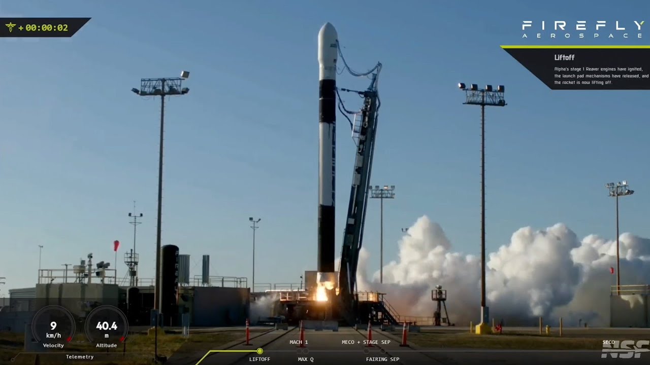 Старт! Ракета Alpha компании Firefly Aerospace возвращается в воздух после неудачного предыдущего...