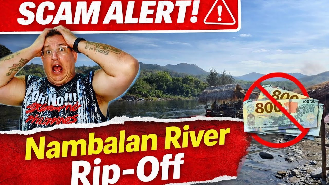 СТОП! Посмотрите это видео перед посещением реки Намбалан, Маянток (афера с «налогом на кожу») 🚩