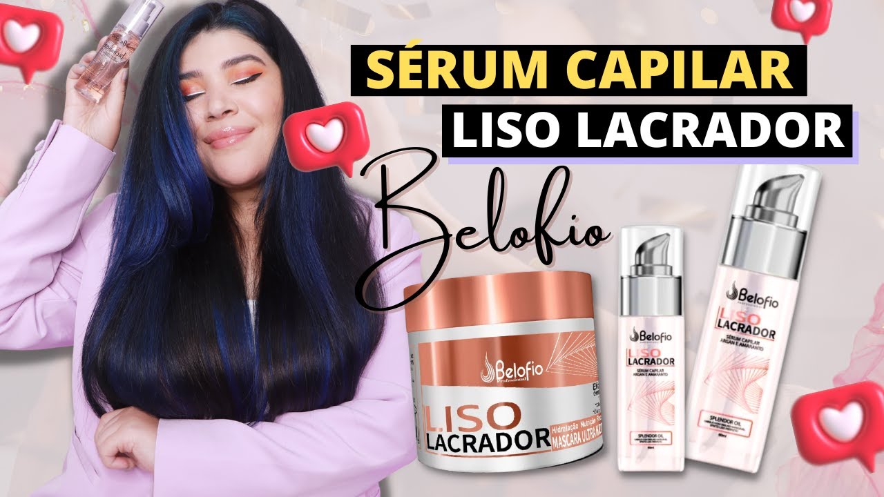 😱MARAVILHOSO! SÉRUM CAPILAR LISO LACRADOR BELO FIO : Com Óleo de Argan e Amaranto [VEGANO]