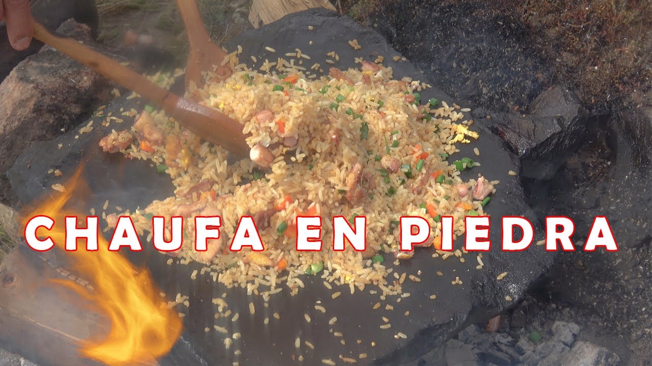Arroz Frito en PIEDRA estilo INKA - cholo aquiles