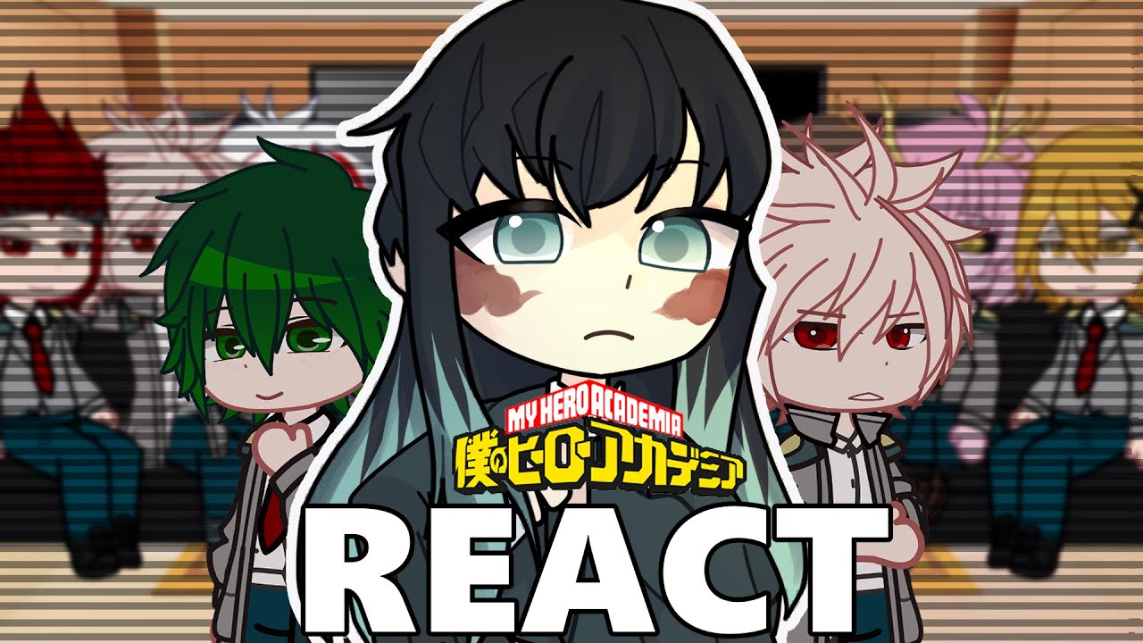 Class 1A reacts to deku as Muichiro Tokito + bakugo as genya | Demon slayer | | Mha/Bnha |