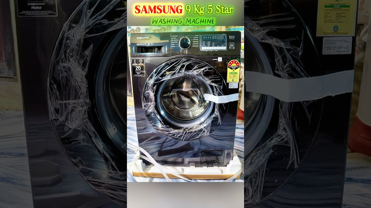 SAMSUNG 9Kg 5 Star Front Load Washing Machine ✅ Highly Recommended 👍 #samsung #washingmachine