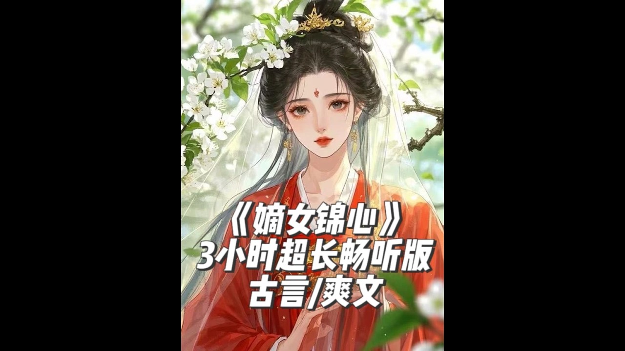 《嫡女锦心》3小时超长畅听版：古言大女主爽文重生宅斗复仇虐渣 骆宁替太后挡刀重伤，换取家族爵位。 她南下养病三年，回来后却发现，表妹占据了她的院子。 表妹也取代了她的地位。骆宁的父母、兄长疼她、祖母