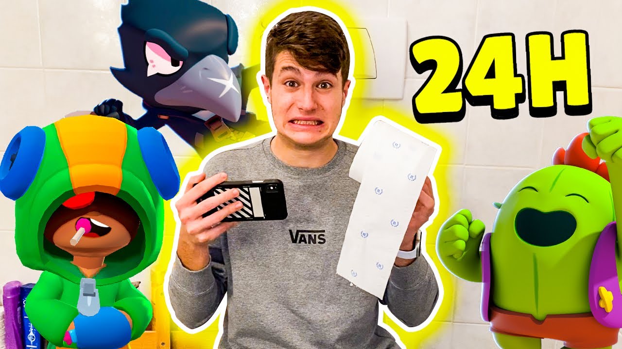 ho GIOCATO 24 ORE a BRAWL STARS con SOLO BRAWLER LEGGENDARI!!