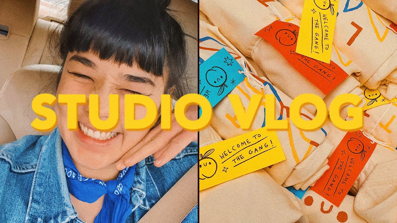 STUDIO VLOG ✷ STORE PREP, PRE-HISTORIC XMAS TREE ROADTRIP