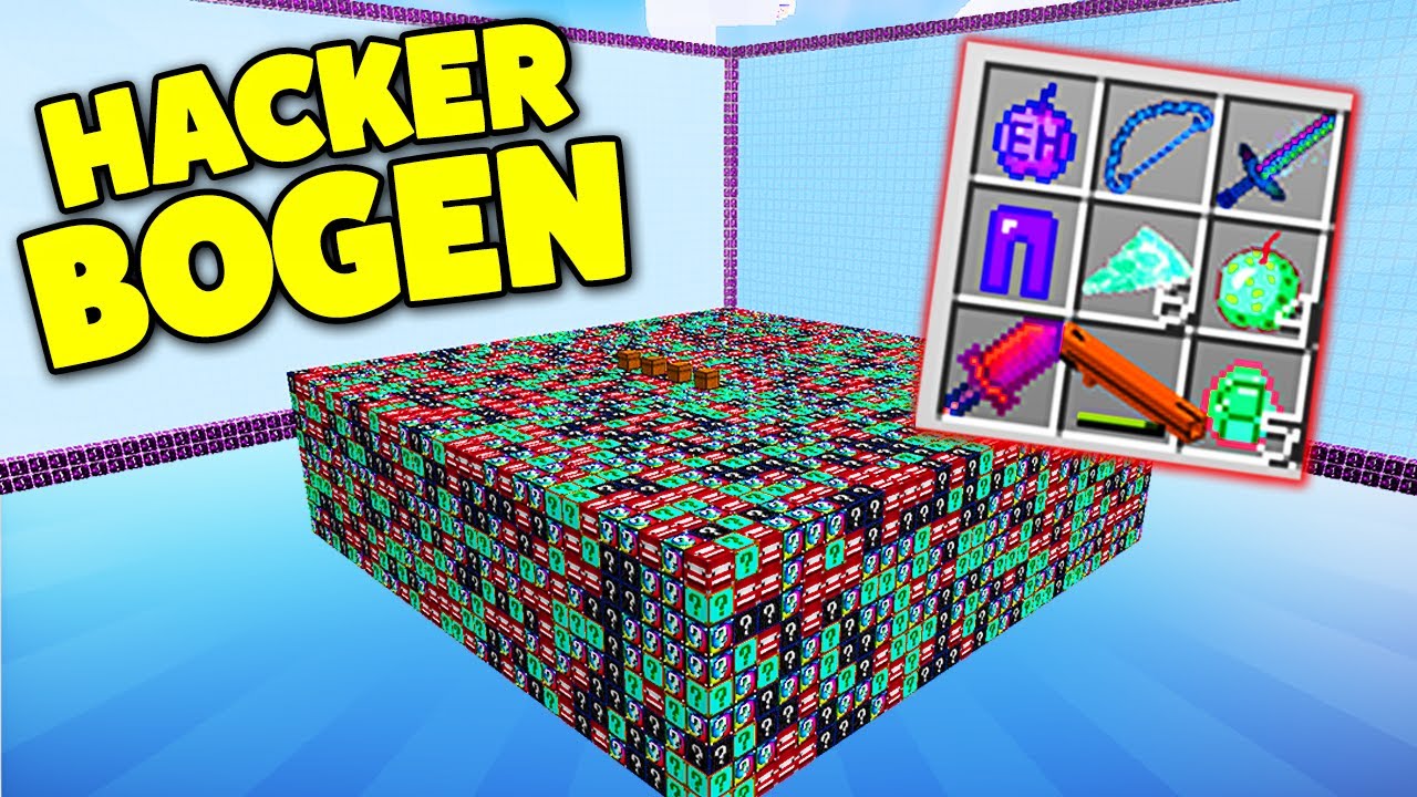 DER HACKER BOGEN | LUCKY BLOCKS PRISON