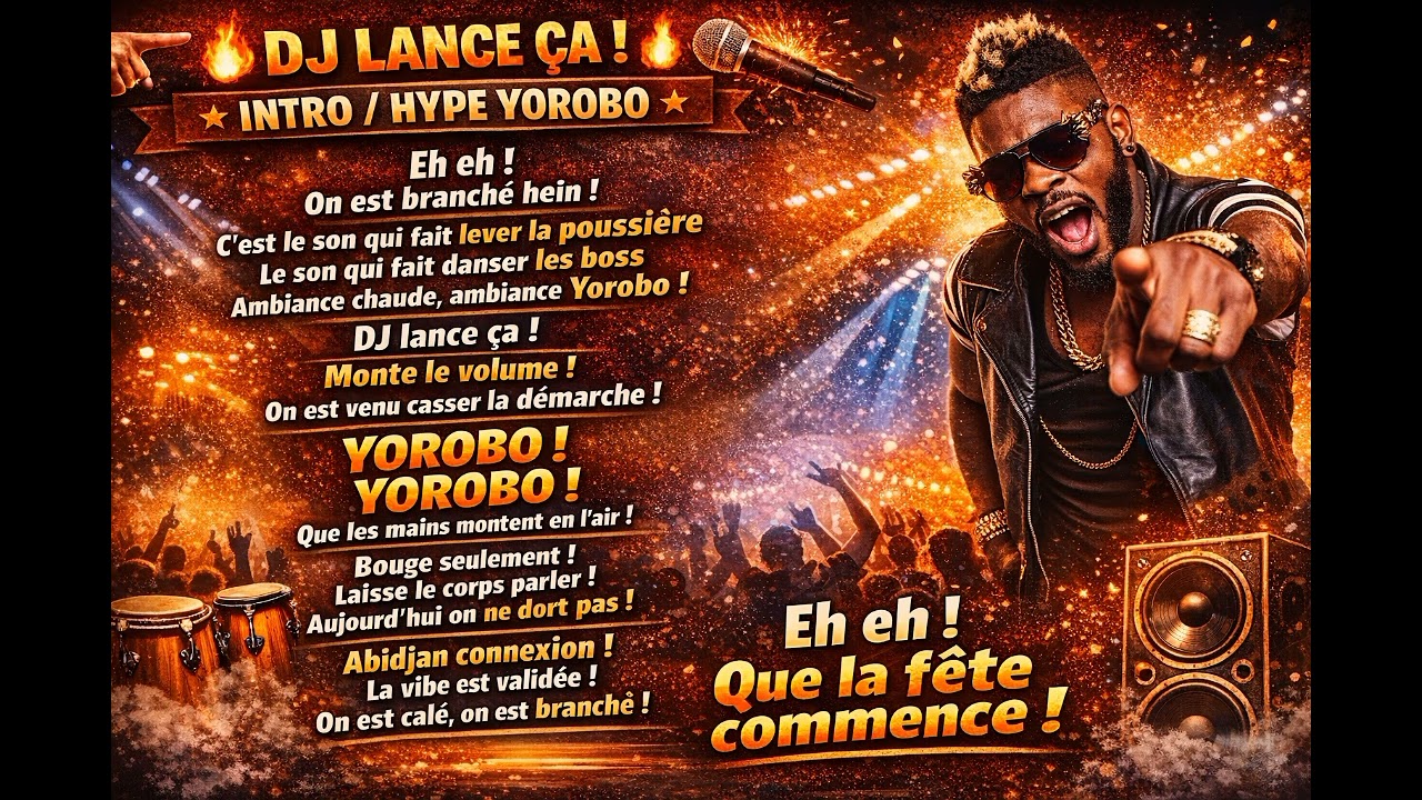 Instrumental beat Yorobo style 2026 officiel