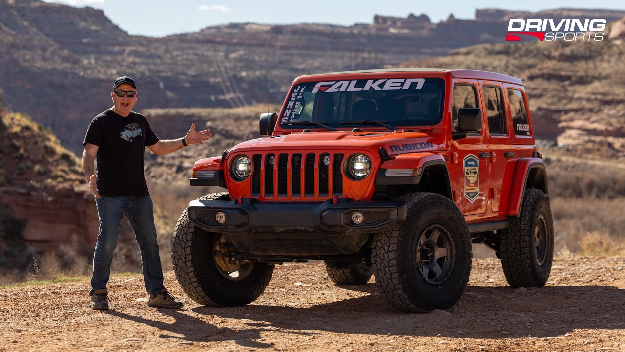 Jeep Wrangler Rubicon с Falken Wildpeak AT4W в Моаве