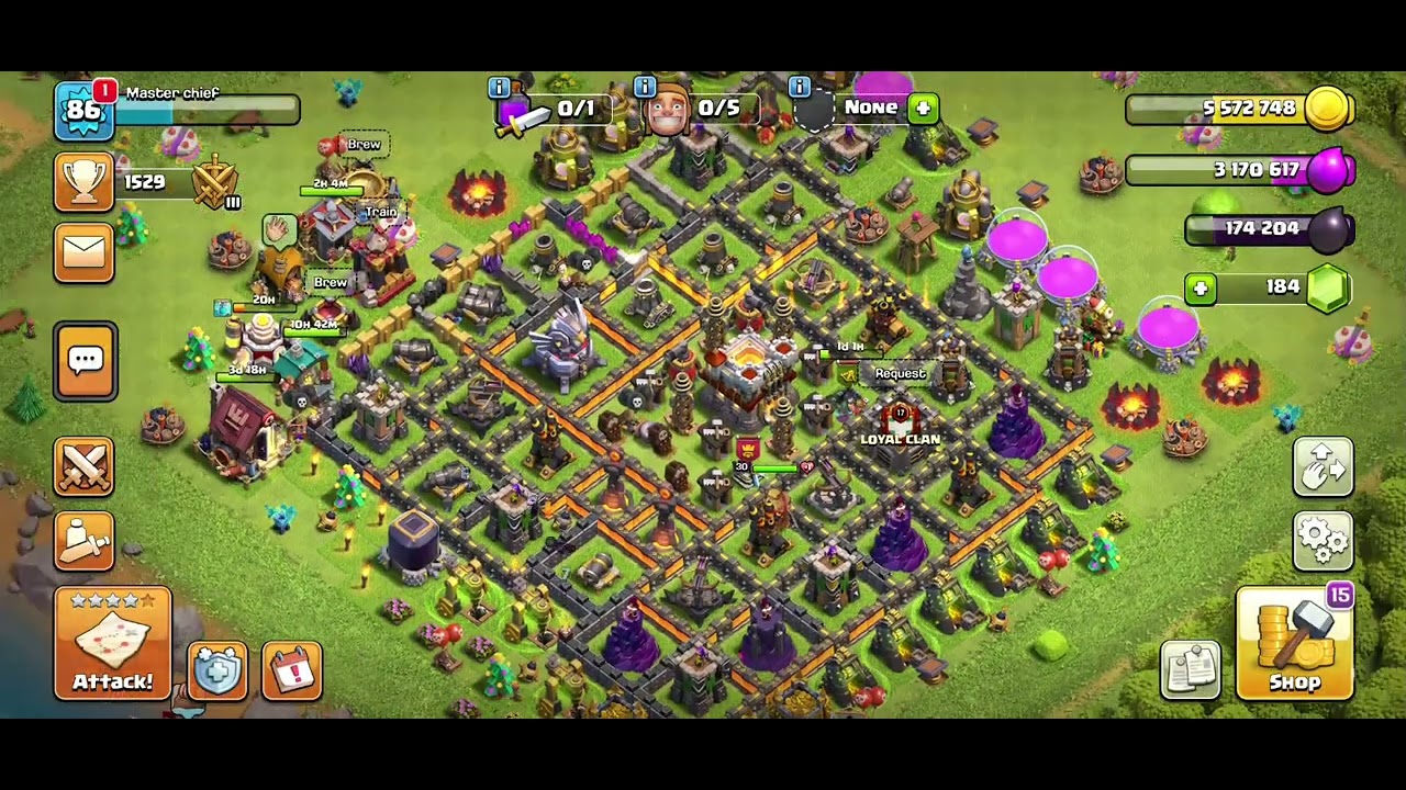 Clash of Clans Gameplay - Mega Evil 