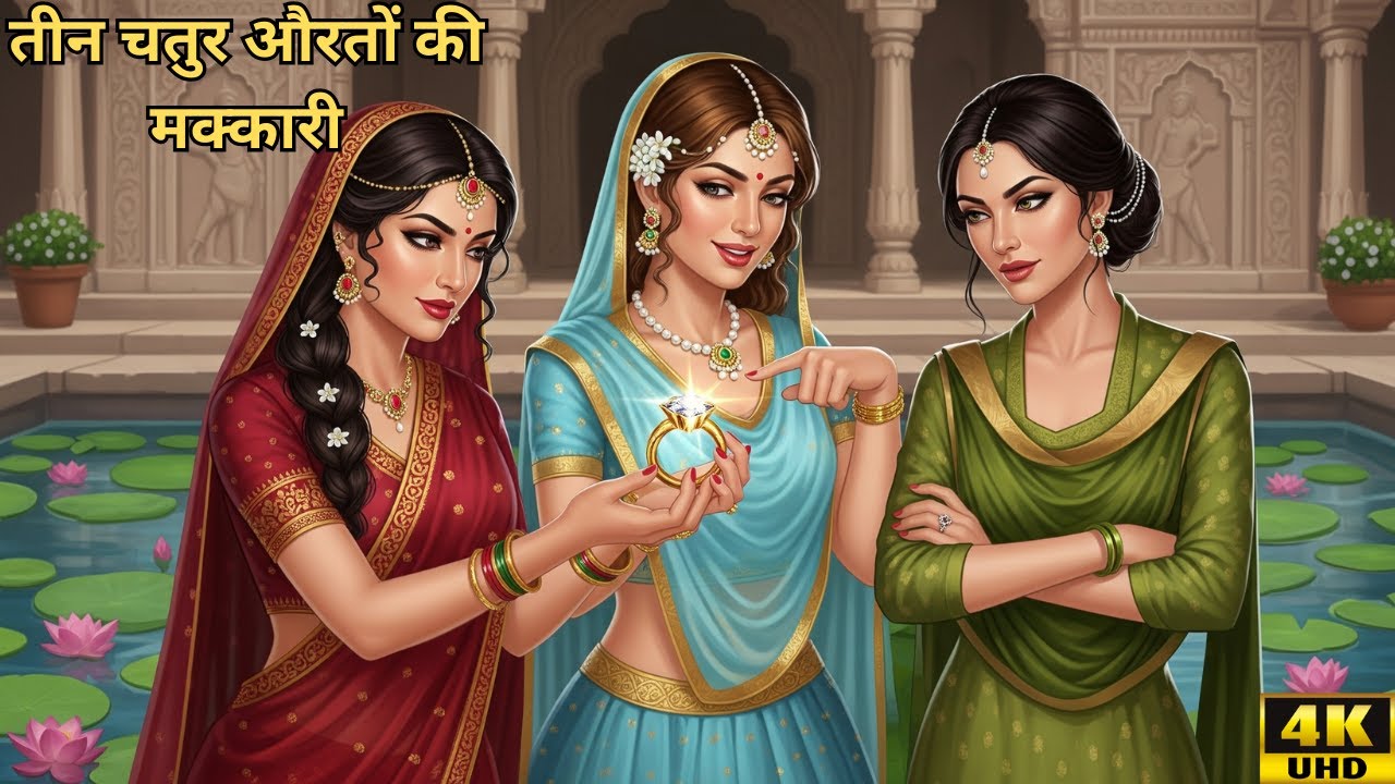 तीन चतुर औरतों की मक्कारी | मजेदार हिंदी कहानी | 