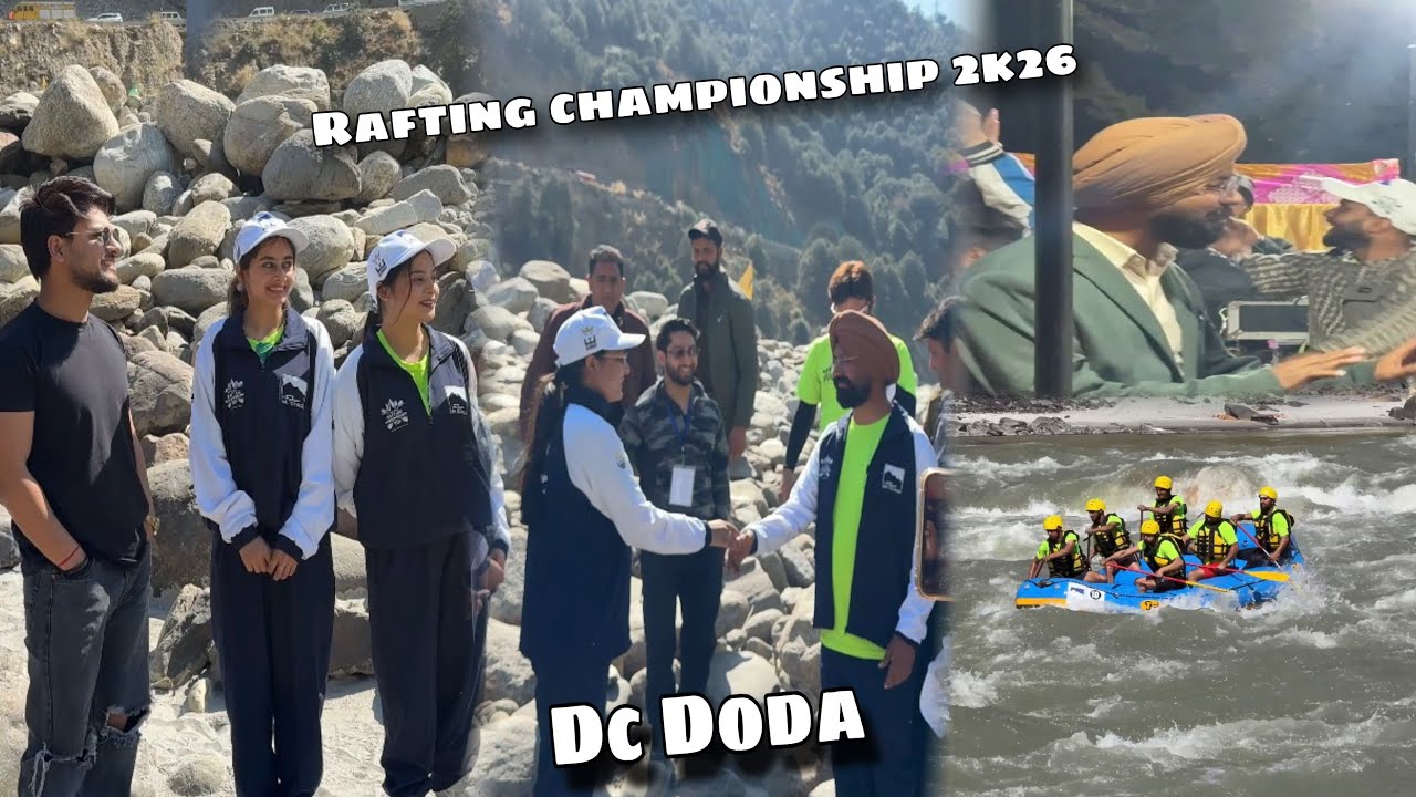 Rafting Championship ke Event pe DC sahab se Dance krwa diya😅| Doda | Bhaderwah 