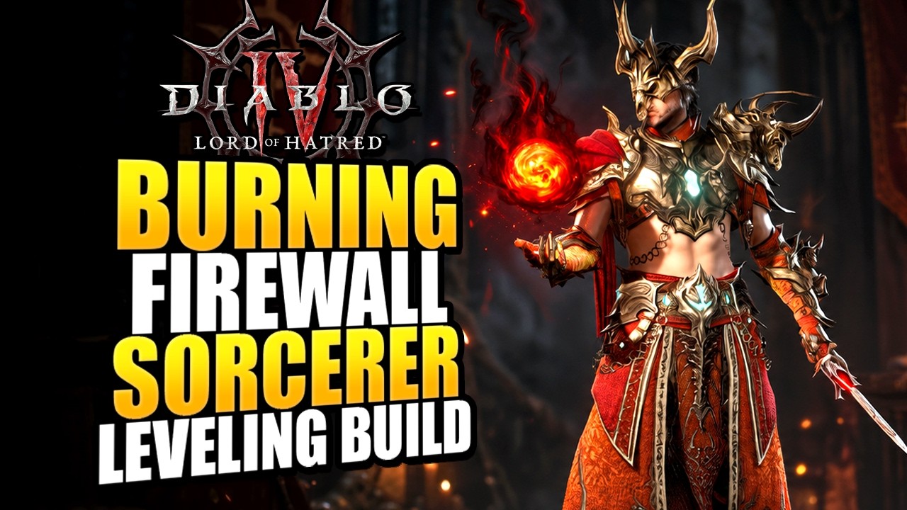 Diablo 4 Best Sorcerer Leveling Build For Season 15 - Firewall Is INSANE For This Season