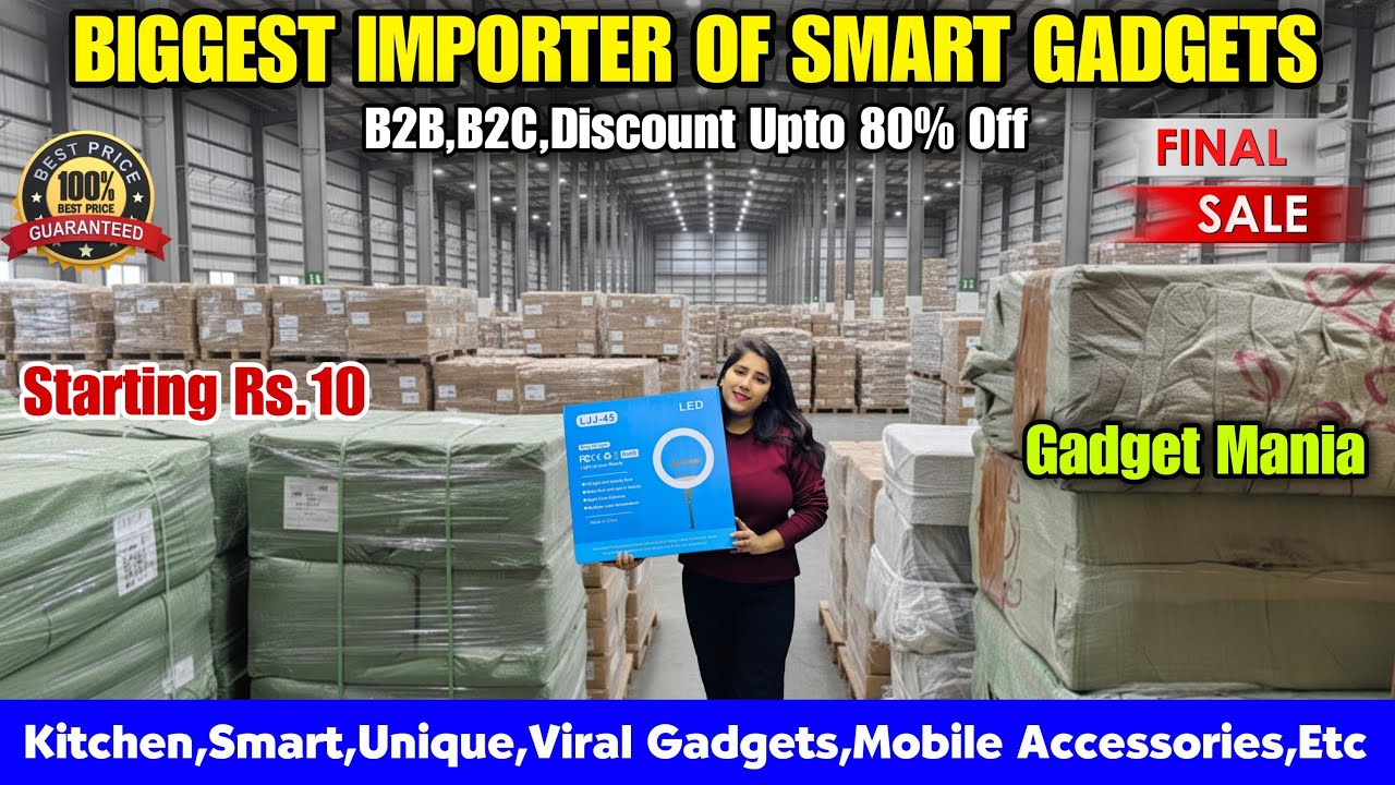 Direct importer & wholesaler of smart gadgets | Starting Rs.10 | Discount upto 90% Off | Dl84vlogs