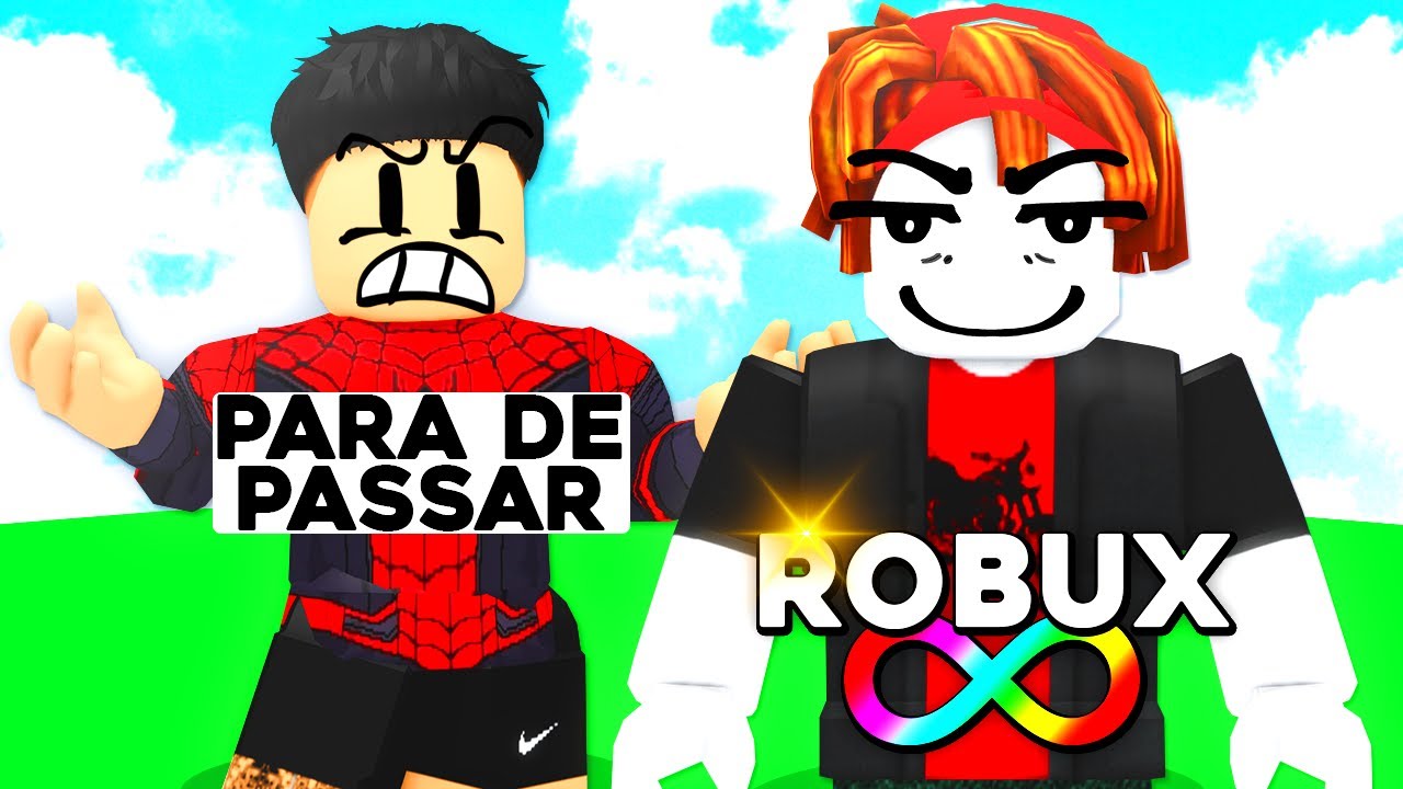 FINGI SER DESUMILDE PARA IRRITAR AS PESSOAS DA FILA NO ROBLOX 👺 (Me Denunciaram)