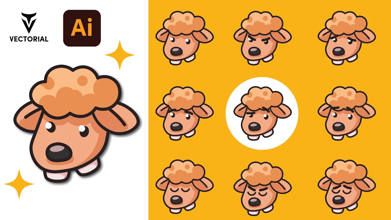 How to Draw Cute Sheep Faces in Minutes!