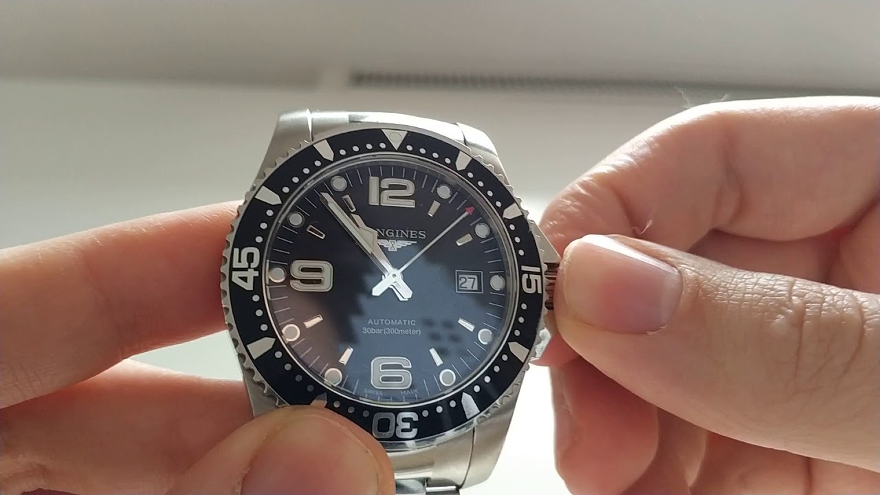 Longines Hydroconquest Automatic L3.642.4.56.6  41 mm. czarny - recenzja rok po zakupie PL