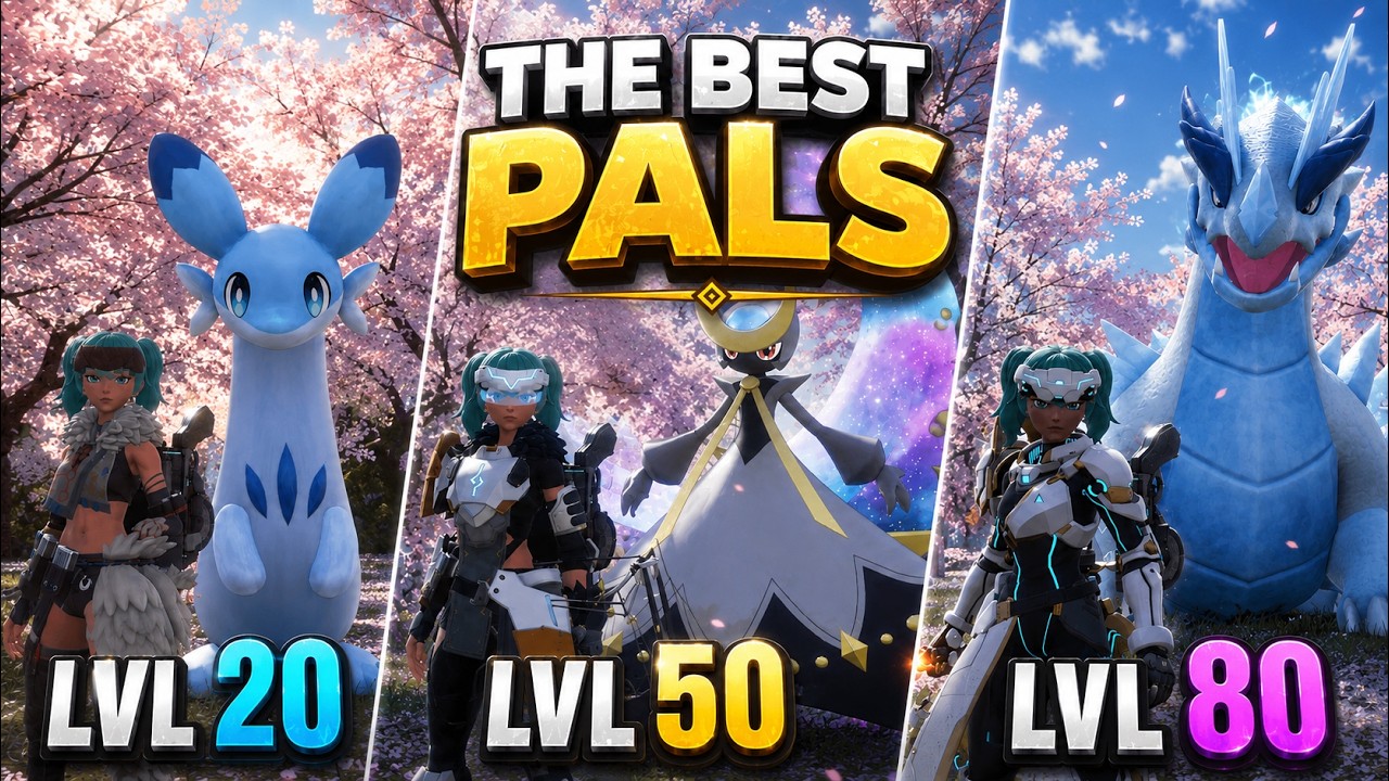 Palworld 1.0 What Are The BEST Pals You NEED To Be Using