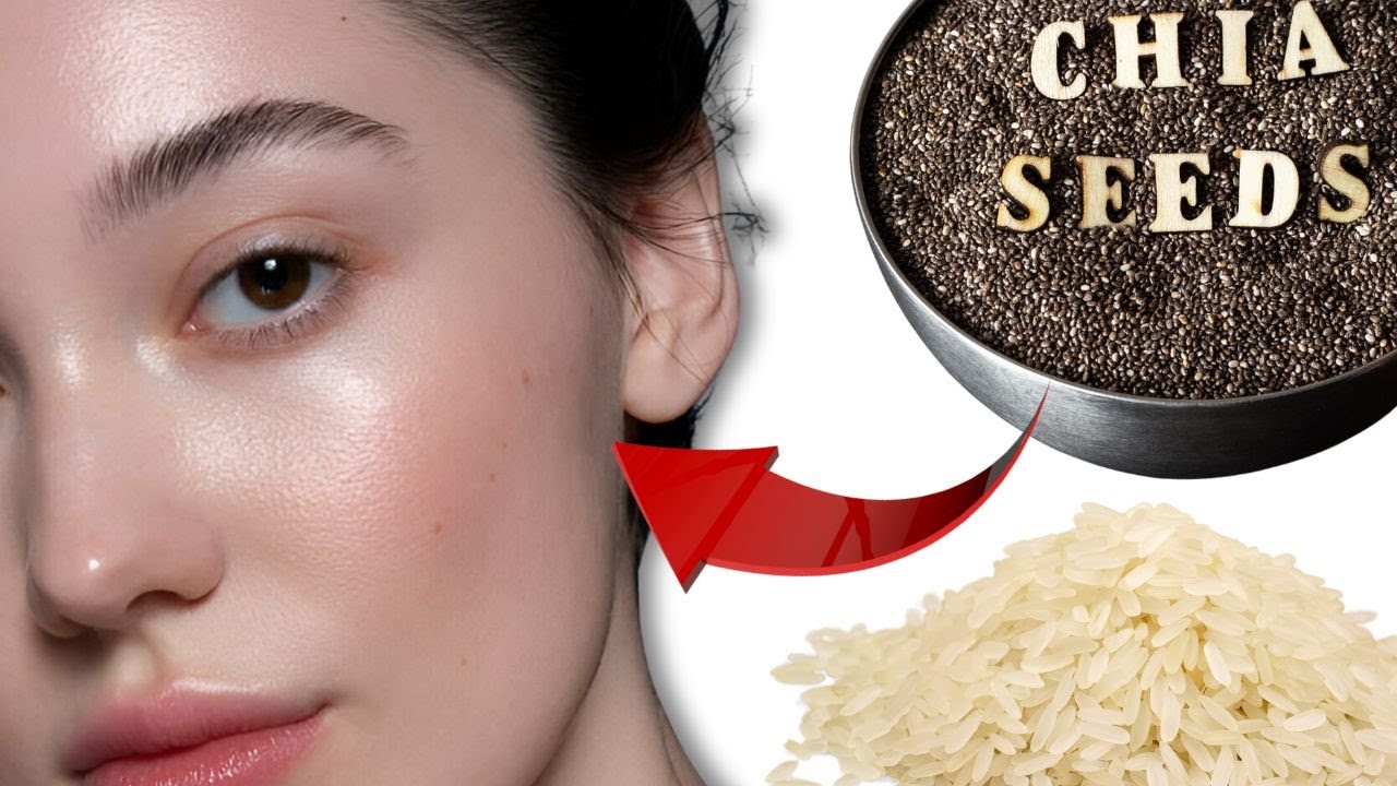 Rice & Chia Seeds Mask Will Make You Look 20-Year-Old Girl || Korean Viral Chia Seeds Mask
