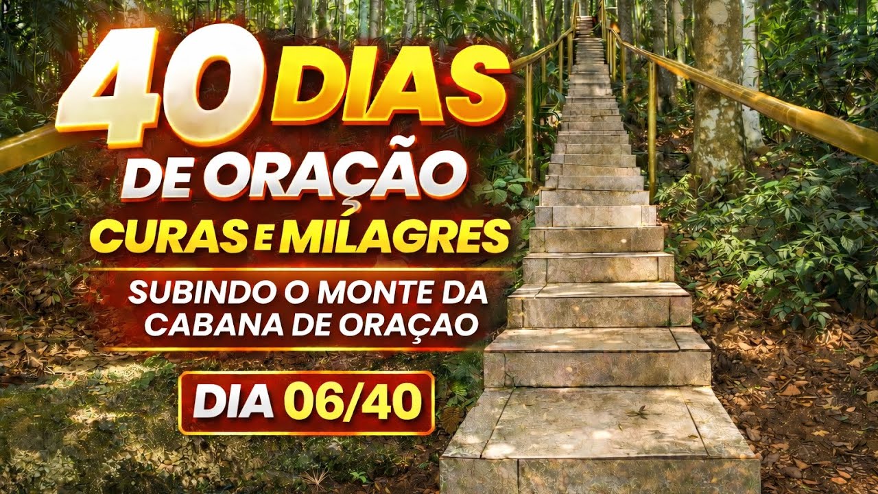 Oração pelas famílias. Dia 06/40 da campanha de 40 dias de oração,curas e milagres no monte
