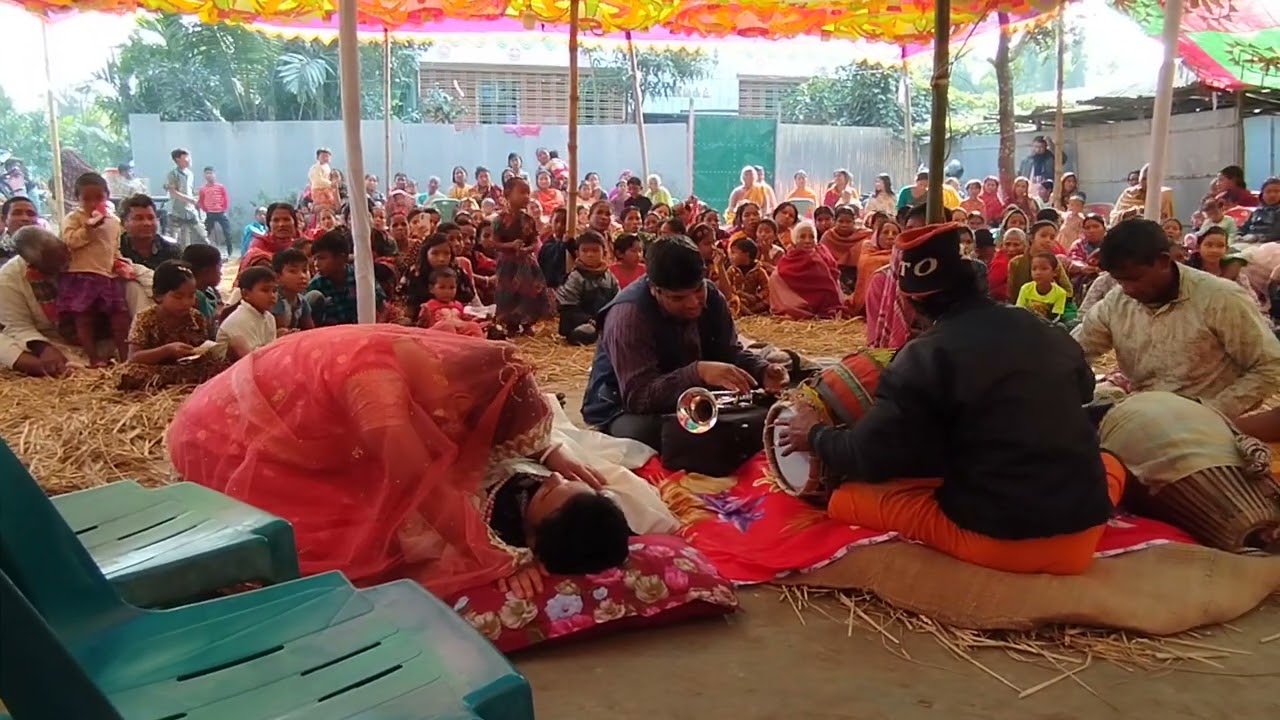 মনাসা গান লক্ষীন্দের বাসর পাট2 খানসামা দিনাজপুর 