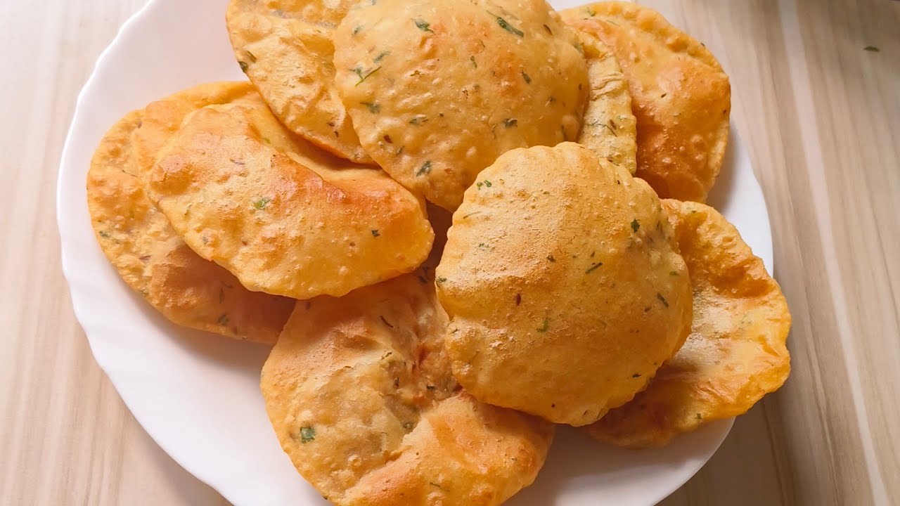 Ajwain poori recipe # Easy Healthy poori recipe 