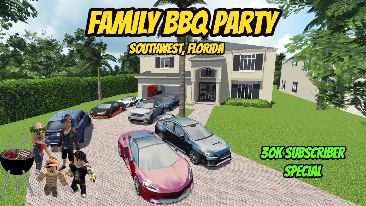 Юго-запад, Флорида, Roblox l Семейная вечеринка RP *Дорожное движение, автомобильные аварии и мно...