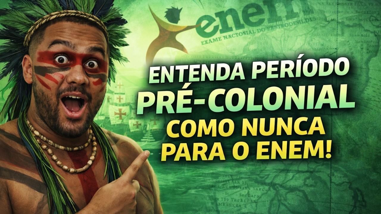 ENTENDA O PERÍODO PRÉ-COLONIAL COMO NUNCA PARA O ENEM - SOS ENEM {Prof.Pedro Riccioppo}