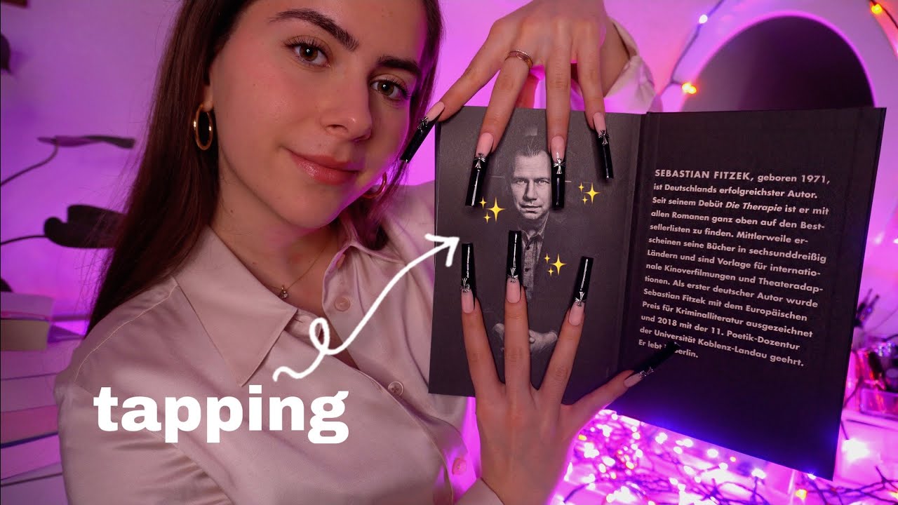 ASMR Book Tapping mit XXL N&auml;gel