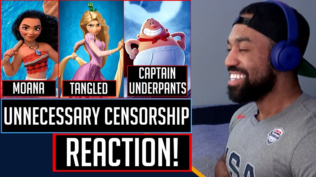 TRY NOT TO LAUGH - Unnecessary censorship - Moana, Tangled & Captain Underpants