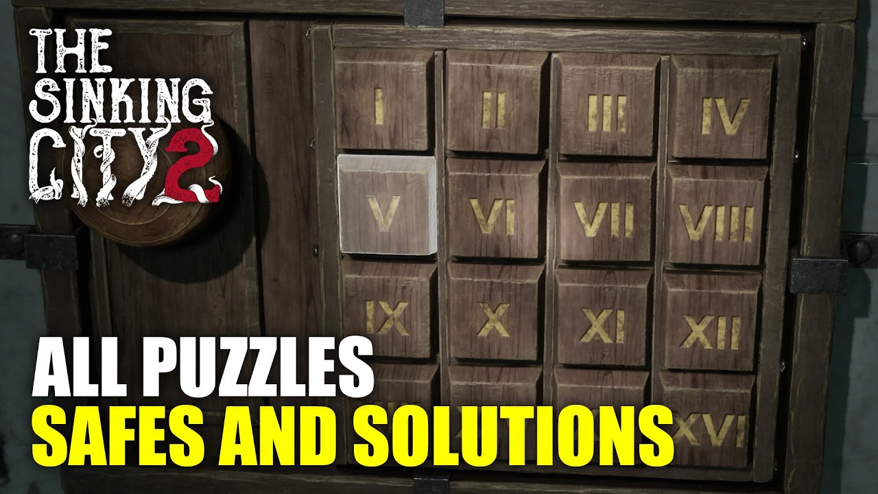 The Sinking City 2 - All Puzzles & Solutions (Safes, Doors & Puzzles)