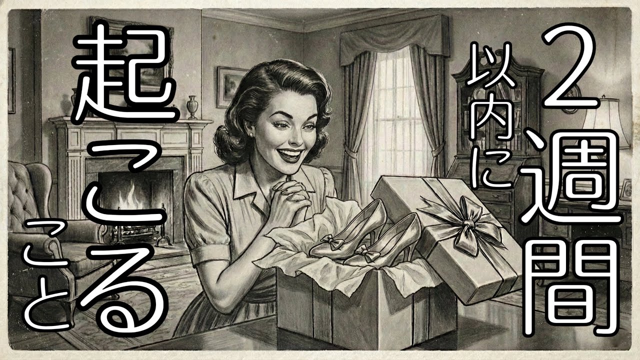 2週間以内に起こること🎁👠👠✨✨