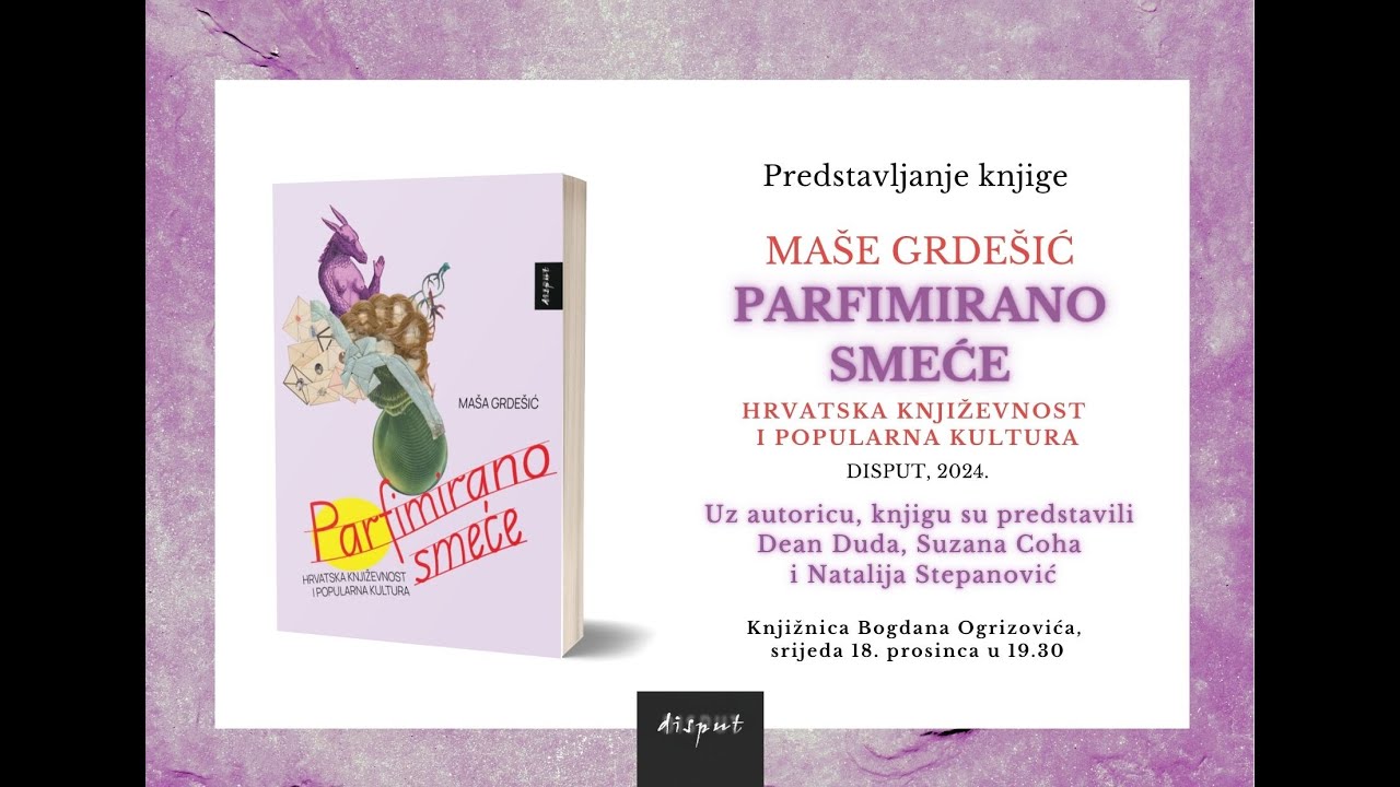 Predstavljanje knjige Maše Grdešić 