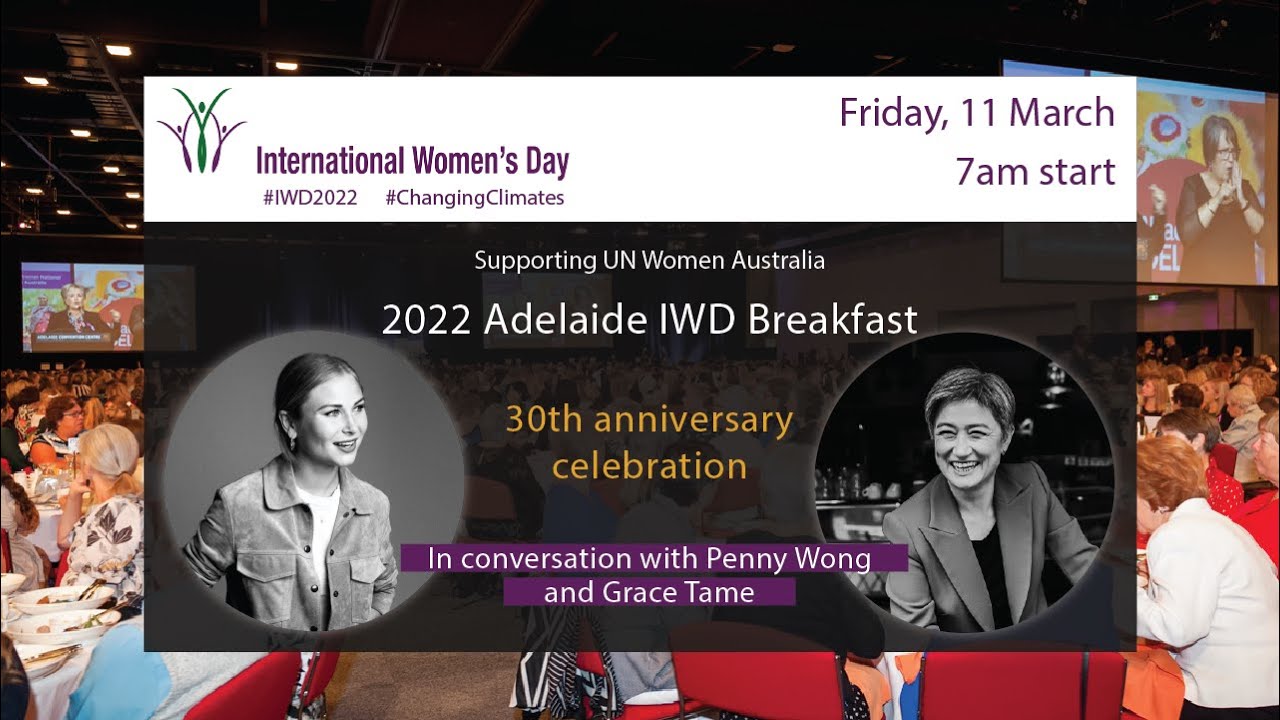 2022 Virtual Adelaide International Women's Day Breakfast