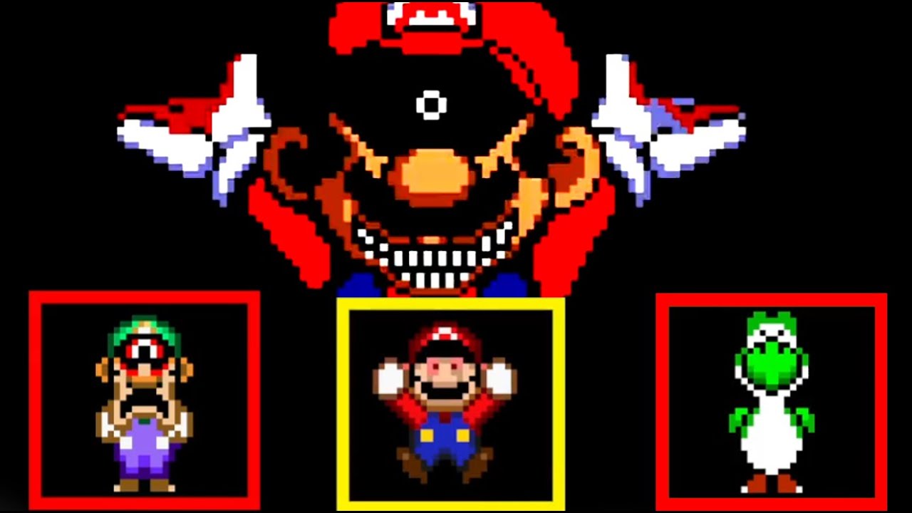 MARIO.EYX - MARIO'S CORRUPTED TAKEOVER (Mario.EXE Horror Game)