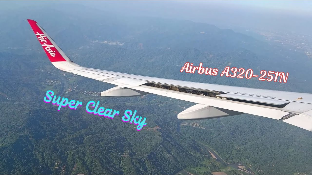 Airasia AK6493 Сандакан в Кота-Кинабалу =Airasia A320-251N + Super Clear Sky=