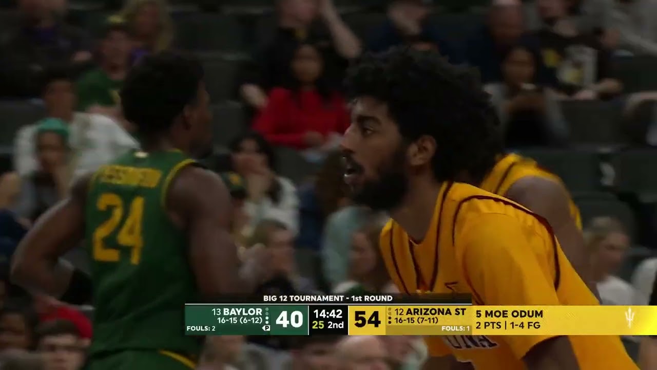 Baylor Basketball (M): Condensed Game vs. Arizona State | March 10, 2026