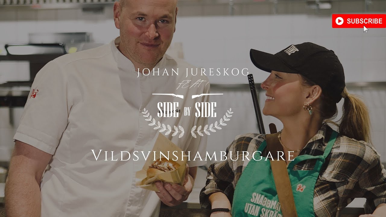 SideBySide -  Madeleine lagar vildsvinsburgare med Johan Jureskog!