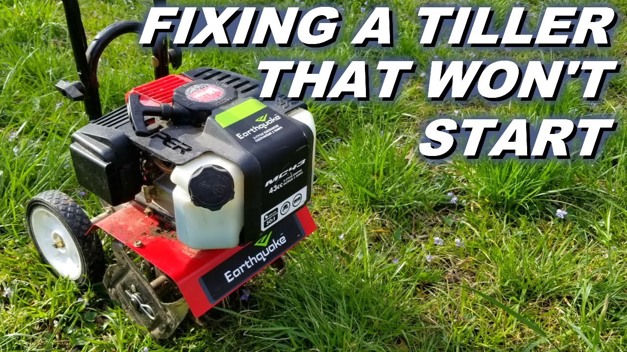 Fixing a Earthquake tiller that won't start.