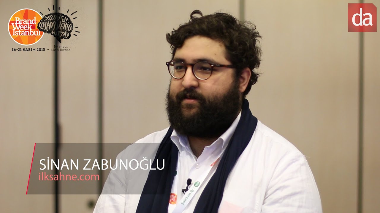 iyisahne.com CEO'su Sinan Zabunoğlu R&ouml;portajı