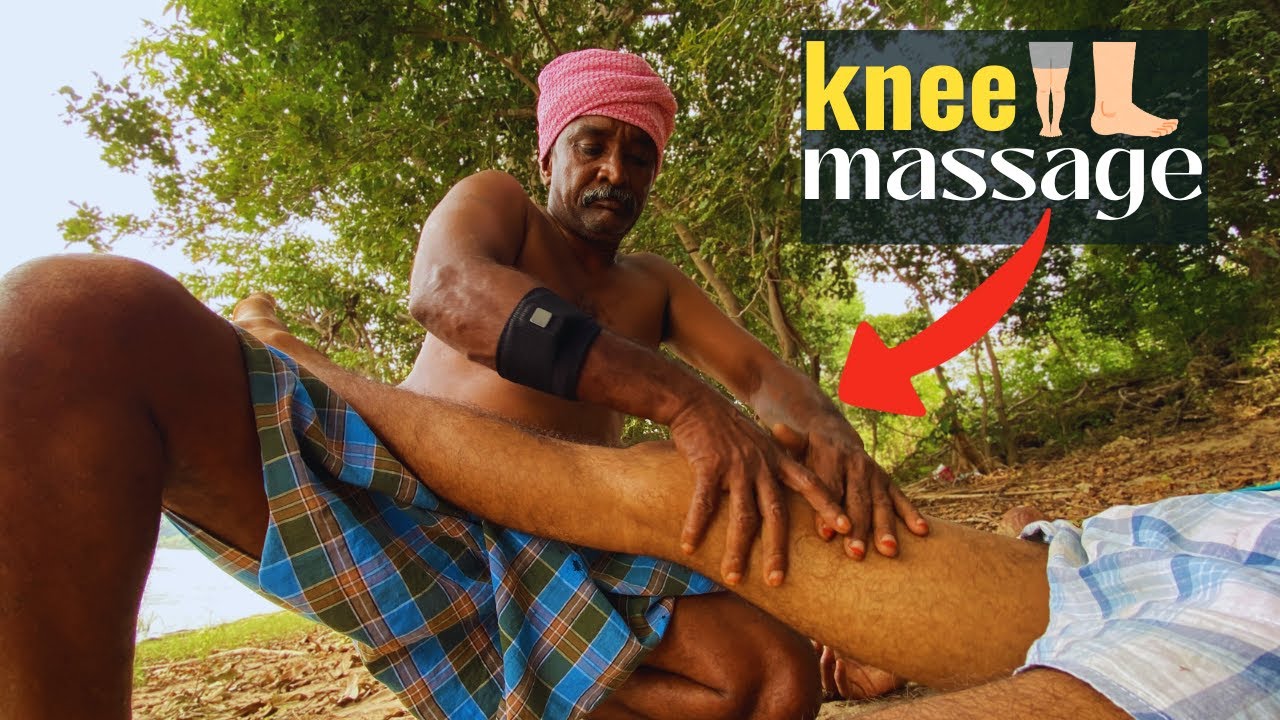 🔱Hogenakkal Knee🧎‍♂️‍➡️🦵 Massage | 💯Truly ASMR | Natural🌴🎧 Sounds #massage #viralvideo #relaxation