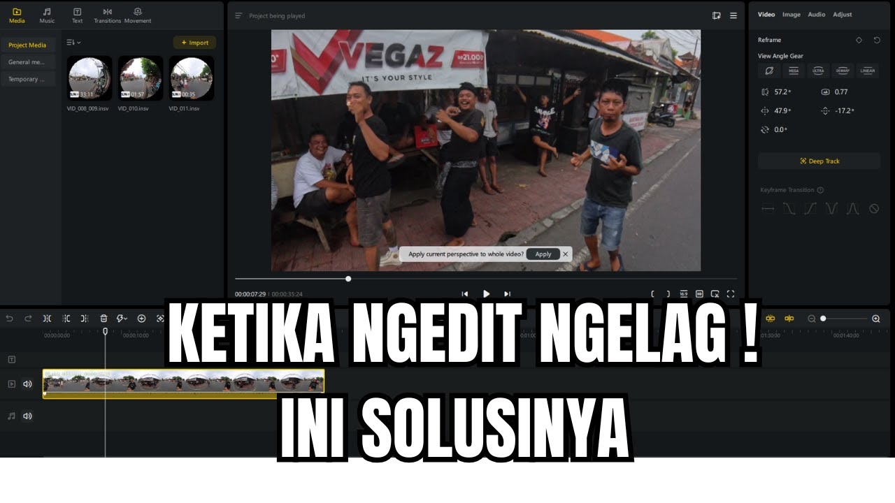 Ngedit di Insta360 Studio Macet ini Masalahnya Dan Solusi ! Insta360x4