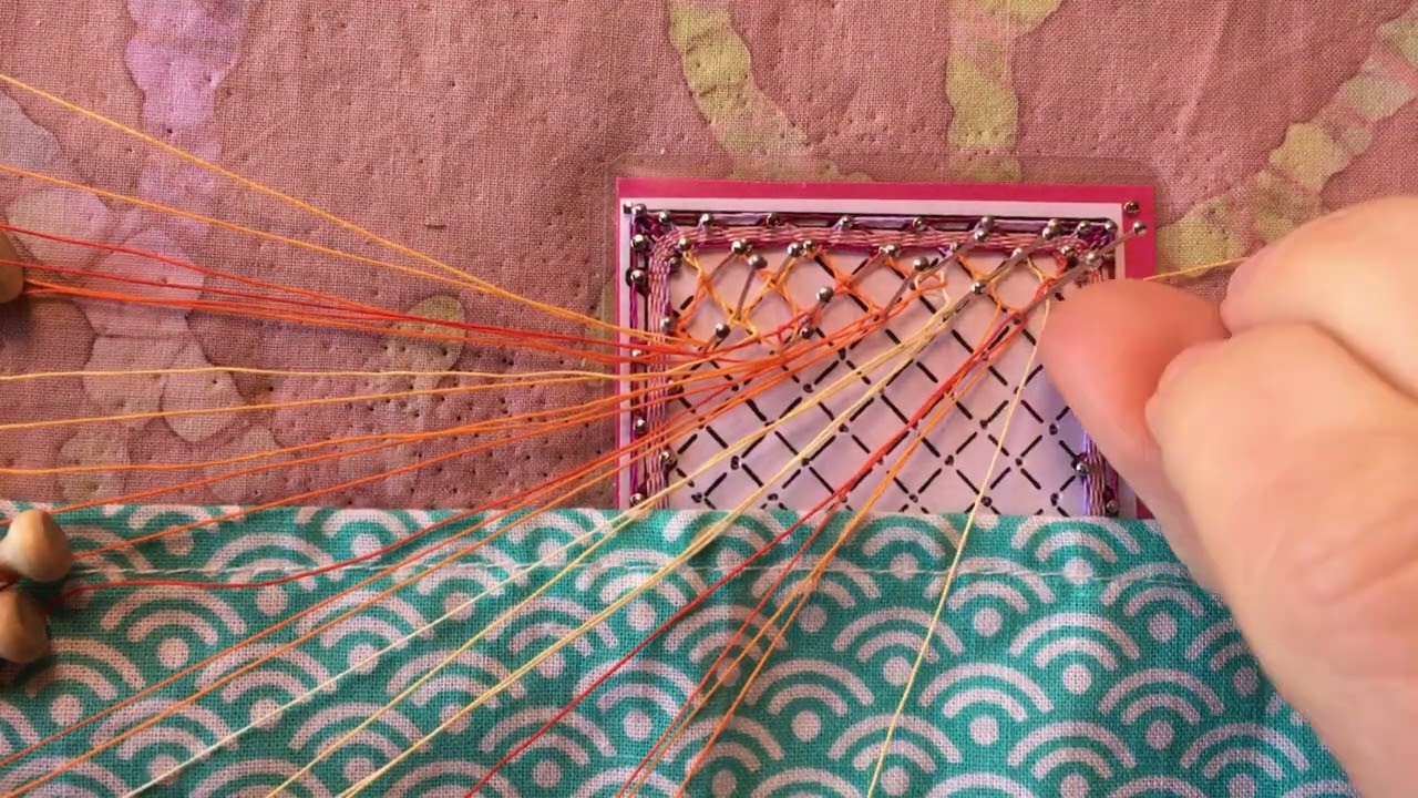 Fonds en folie: fond torchon / faire le crochetage sur les côtés