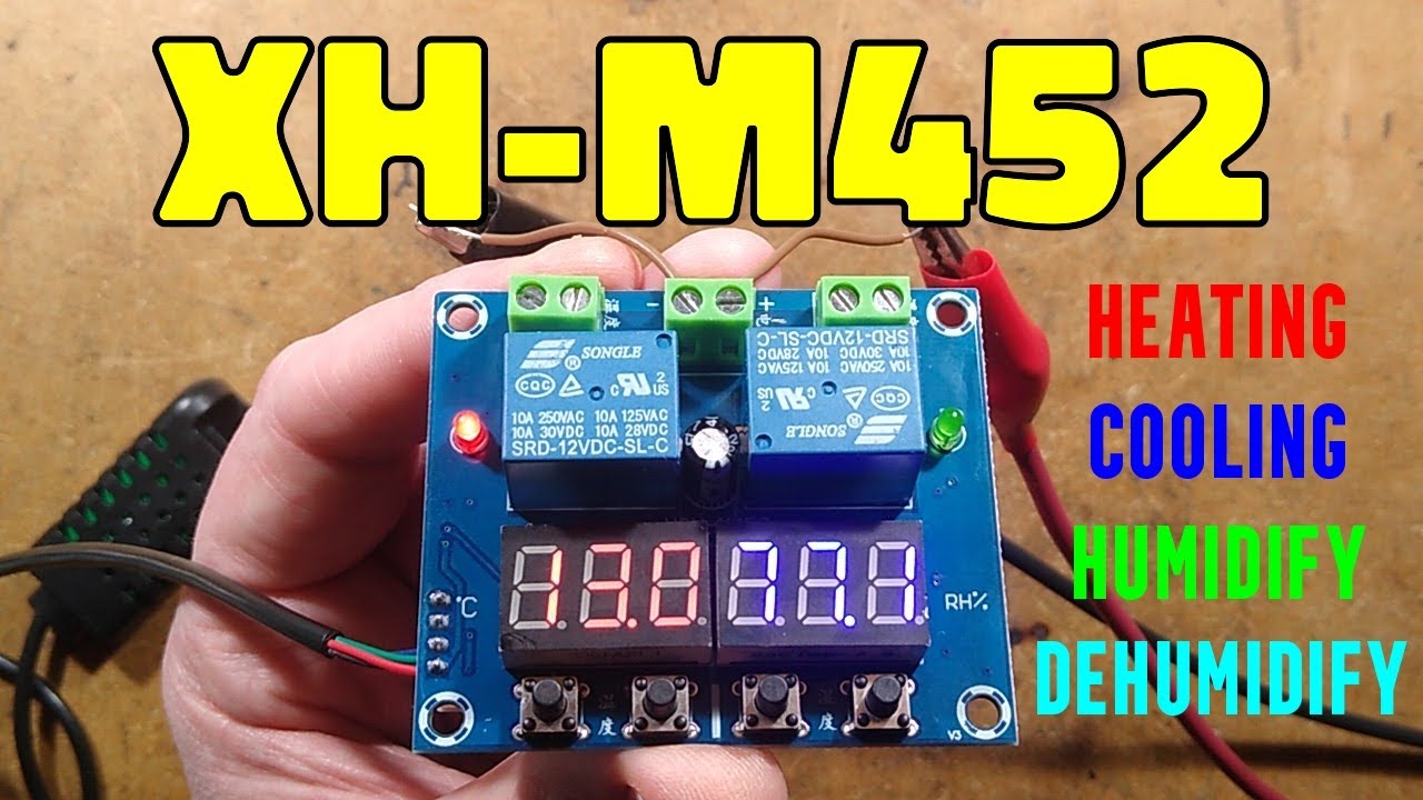 How to use the XH-M452 temperature and humidity module