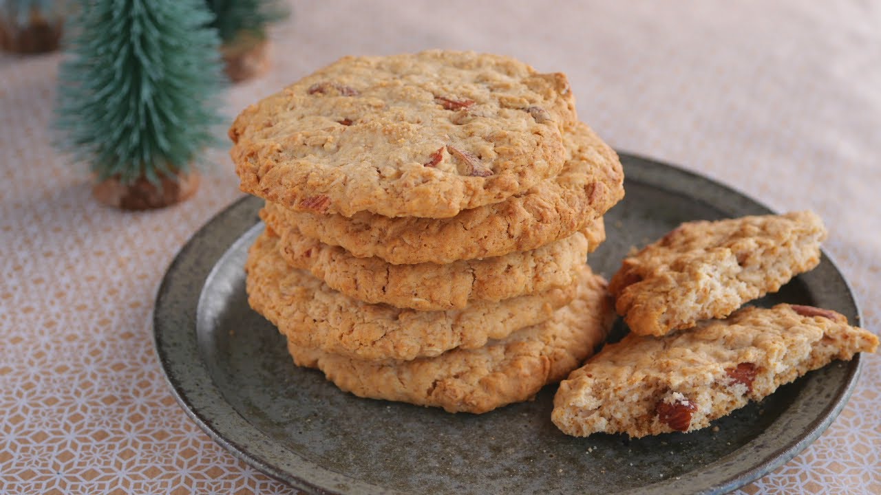 Crunchy Oat & Rice Flour Cookies