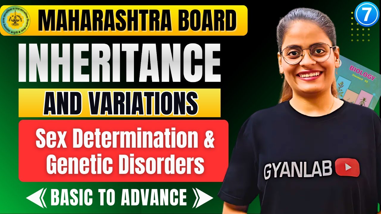 Class 12 Biology - Chp 3 Inheritance & Variations | Part 7 Sex Determination & Genetic Disorders |