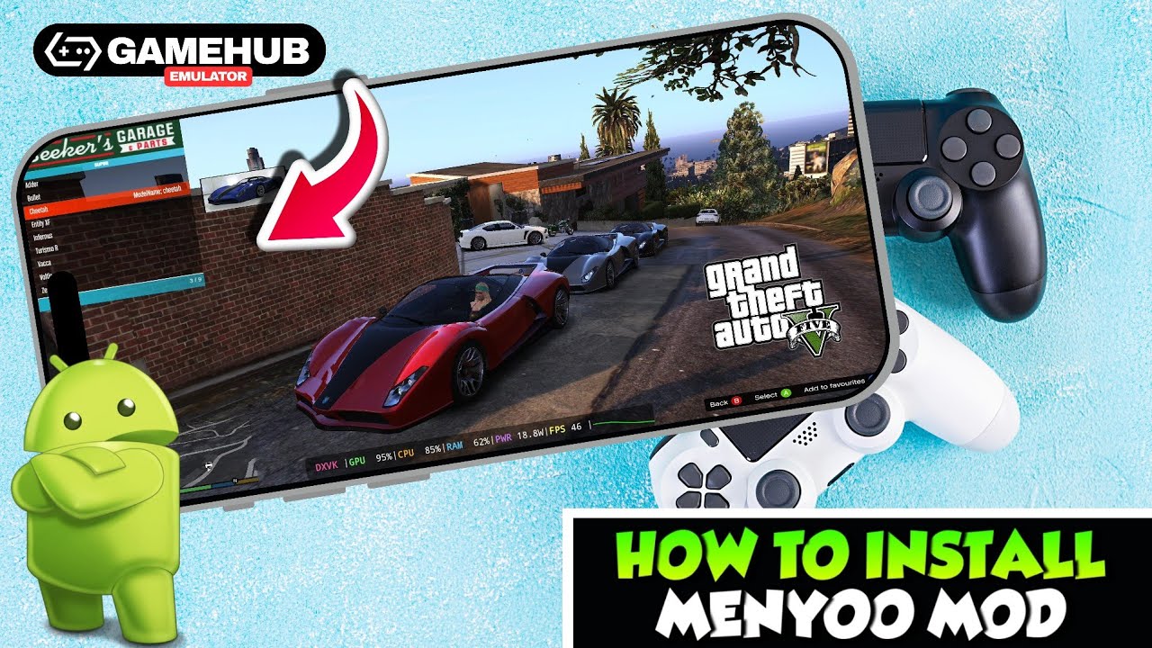 How To Install❓GTA 5 ON MOBILE | With Menyoo Mod Menu 😱😱😱